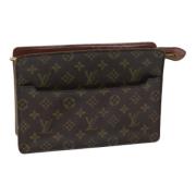 Louis Vuitton Vintage Pre-owned Canvas kuvertvskor Brown, Dam