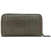 Bottega Veneta Vintage Pre-owned Laeder plnbcker Gray, Dam