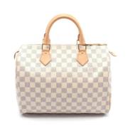 Louis Vuitton Vintage Pre-owned Tyg louis-vuitton-vskor White, Dam