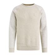 PME Legend Stickad Sweat Kombination Beige, Herr