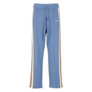 Autry Blå viskos sweatpants med elastisk midja Blue, Herr