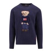 Polo Ralph Lauren Rundhalsad stickad tröja Blue, Herr