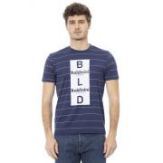 Baldinini Kortärmad Rund Hals T-shirt Blue, Herr