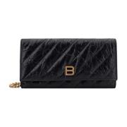 Balenciaga Wallets Cardholders Black, Dam