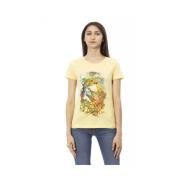 Trussardi Gul Casual Chic Tee Yellow, Dam