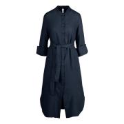 BomBoogie Shirt Dresses Blue, Dam