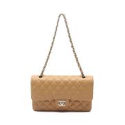 Chanel Vintage Pre-owned Canvas chanel-vskor Brown, Dam