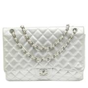 Chanel Vintage Pre-owned Tyg chanel-vskor Gray, Dam