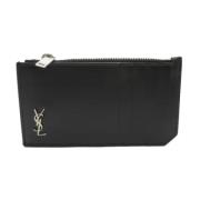 Yves Saint Laurent Vintage Pre-owned Laeder plnbcker Black, Dam