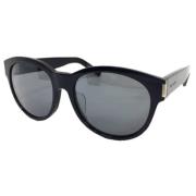 Yves Saint Laurent Vintage Pre-owned Tyg solglasgon Black, Dam