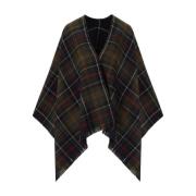 Barbour Klassisk Tartan Reversibel Cape Green, Dam