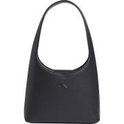 Calvin Klein Minimal Monogram Svart Axelväska Black, Dam