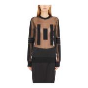 Helmut Lang Genomskinlig Choker Halsband Black, Dam