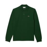 Lacoste Grön Pikétröja Långärmad Green, Herr