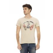 Trussardi Rundhalsad kortärmad T-shirt Beige, Herr