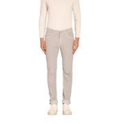 Mason's Sammet chino byxor med 1000 ränder Gray, Herr