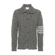 Thom Browne Stiliga Sweaters Kollektion Gray, Herr