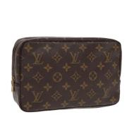 Louis Vuitton Vintage Pre-owned Canvas kuvertvskor Brown, Dam