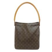 Louis Vuitton Vintage Pre-owned Tyg louis-vuitton-vskor Brown, Dam