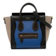 Celine Vintage Pre-owned Laeder handvskor Blue, Dam