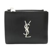 Yves Saint Laurent Vintage Pre-owned Laeder plnbcker Black, Unisex