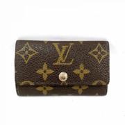 Louis Vuitton Vintage Pre-owned Canvas nyckelhllare Brown, Dam