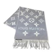 Louis Vuitton Vintage Pre-owned Ylle sjalar Gray, Herr