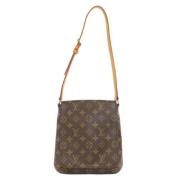 Louis Vuitton Vintage Pre-owned Tyg louis-vuitton-vskor Brown, Dam