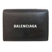 Balenciaga Vintage Pre-owned Laeder plnbcker Black, Dam