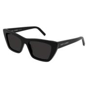 Saint Laurent Mica Stil Solglasögon Black, Unisex