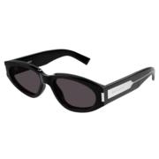 Saint Laurent Stiliga Svarta Solglasögon Black, Unisex