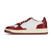 Autry Vintage Stil Läder Sneakers White, Herr