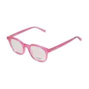 Saint Laurent Snygg Läder Axelväska Pink, Unisex