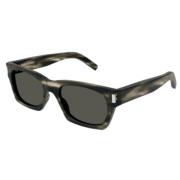 Saint Laurent Elegant Läder Axelväska Black, Unisex