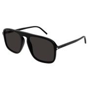 Saint Laurent Klassiskt Läder Axelväska Black, Unisex