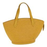 Louis Vuitton Vintage Pre-owned Laeder handvskor Yellow, Dam