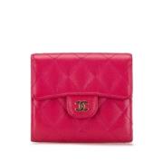 Chanel Vintage Pre-owned Laeder plnbcker Pink, Dam