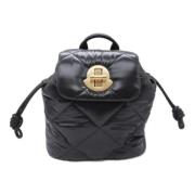 Moncler Pre-owned Pre-owned Tyg ryggsckar Black, Dam