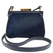 Gucci Vintage Pre-owned Laeder gucci-vskor Blue, Dam