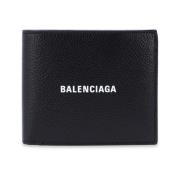 Balenciaga Plånbok med logotyp Black, Herr