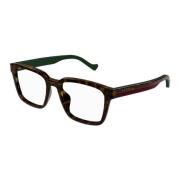 Gucci Stiliga ovala solglasögon Brown, Unisex