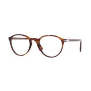 Persol Lyxiga Acetatglasögon i Färg 24 Brown, Unisex