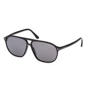 Tom Ford Stiliga svarta solglasögon Black, Unisex