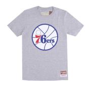 Mitchell & Ness NBA Team Logo Tee Hardwood Classics Gray, Herr