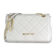 Valentino by Mario Valentino Grå Crossbody Väska med Kedja Rem White, ...