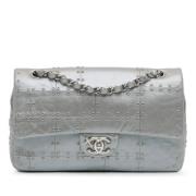 Chanel Vintage Pre-owned Laeder axelremsvskor Gray, Dam