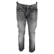 Yves Saint Laurent Vintage Pre-owned Bomull jeans Gray, Herr