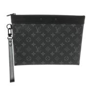 Louis Vuitton Vintage Pre-owned Tyg louis-vuitton-vskor Black, Dam