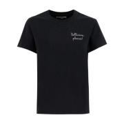 MC2 Saint Barth Broderad Crew-neck T-shirt Black, Dam