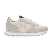 Sun68 Ally Gold Silver Sneakers White, Dam